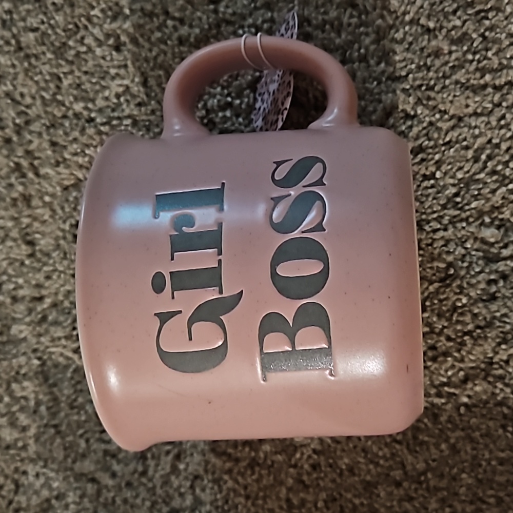 Girl boss cheetah cup